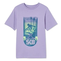 T-shirt avec imprimé graphique George pour garçons Tailles TP–TG
