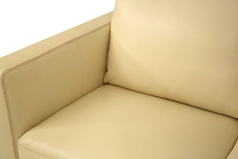 ACME Malaga Sofa in Cream Leather