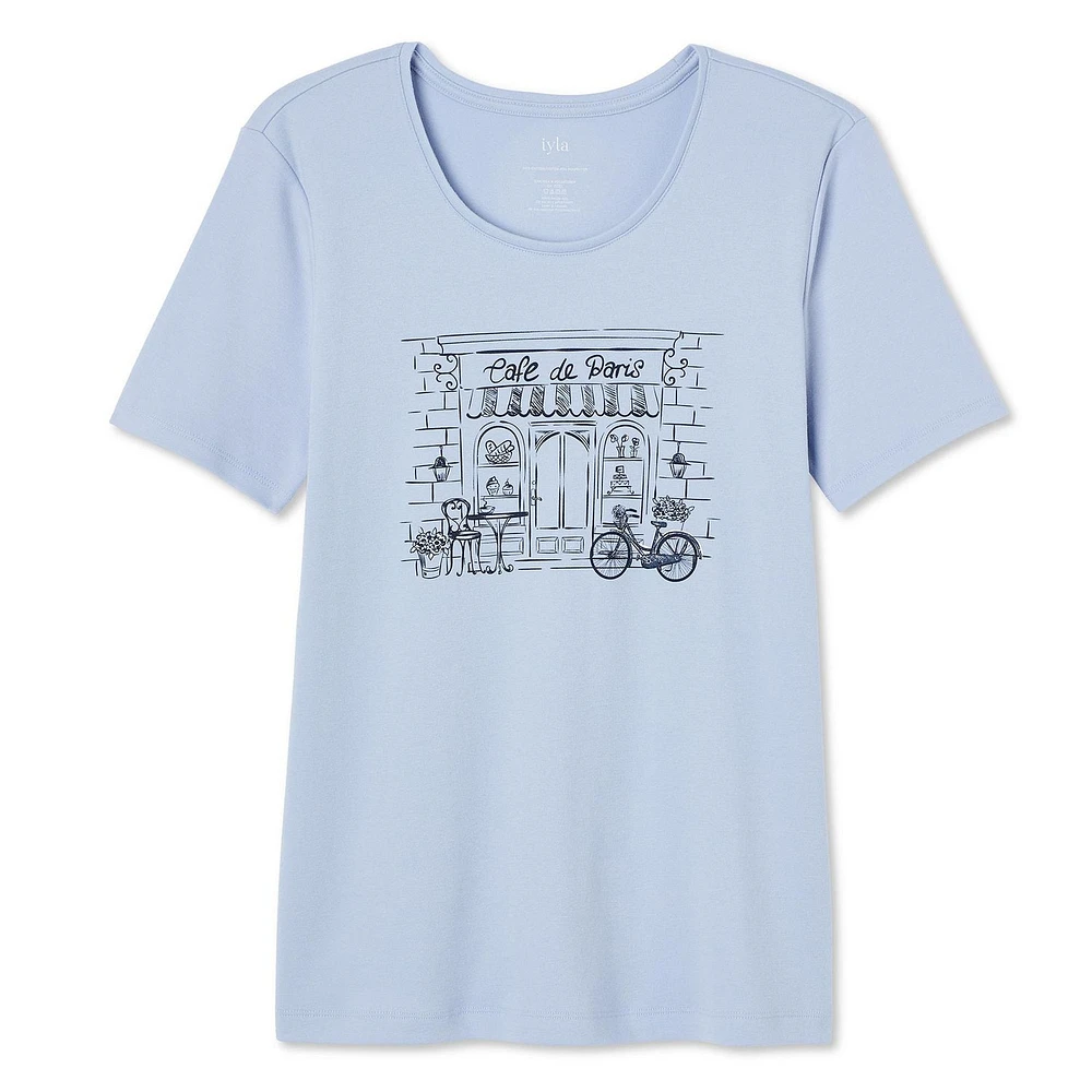 Haut en tricot interlock Iyla pour femmes Tailles P-TTG