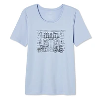 Haut en tricot interlock Iyla pour femmes Tailles P-TTG