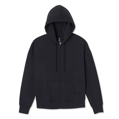 No Boundaries Women's Oversized Zip-Up Hoodie, Sizes XS-XXL