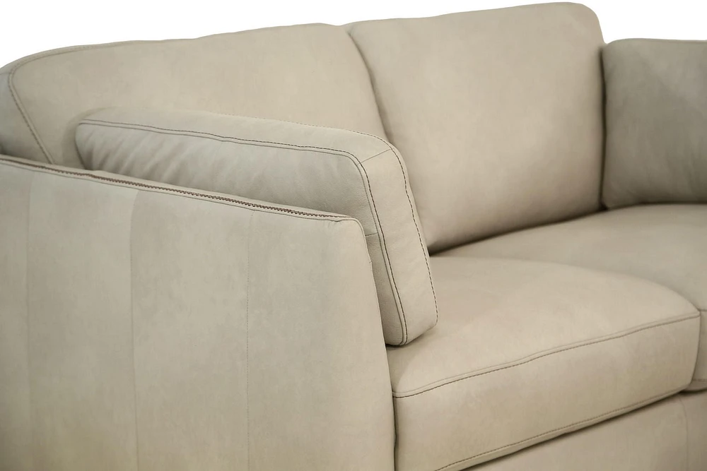 ACME Matias Loveseat in Dusty White Leather