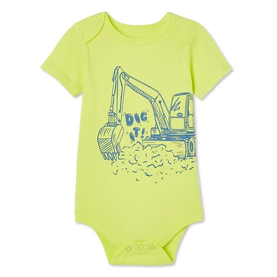 Cache-couche à manches courtes George pour bébés garçons