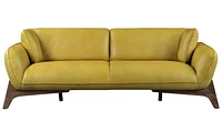 ACME Pesach Sofa in Mustard Leather