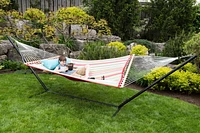 Vivere Ltd Vivere Sunbrella Quilted Double Carousel Confetti Hammock