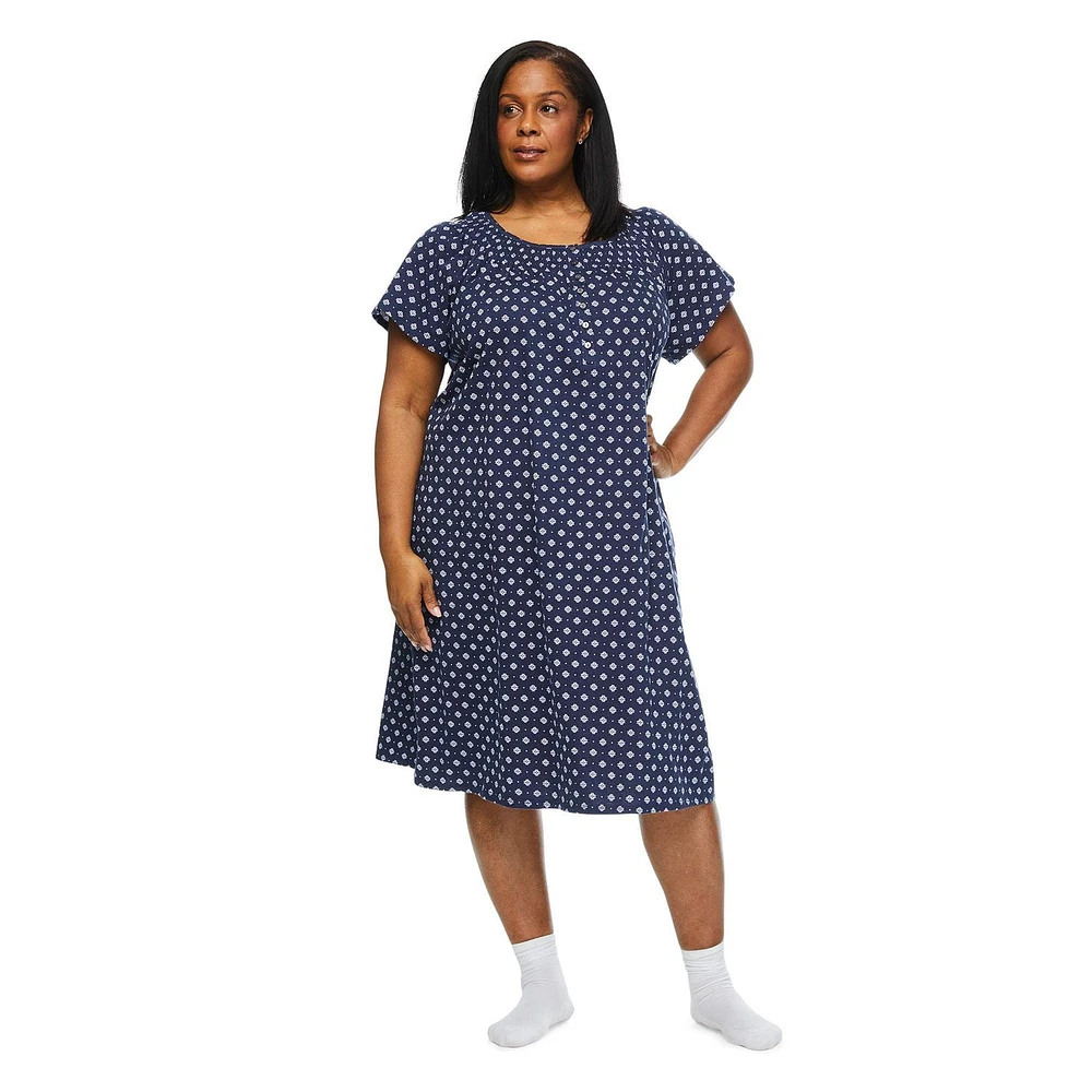 Robe de nuit à encolure dégagée Iyla Plus pour femmes Tailles 1X-4X