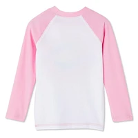 George Toddler Girls' Long Sleeve Rash Guard Sizes 2T-5T