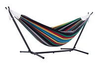 Vivere Cotton Double Hammock with 9' Stand