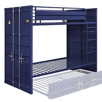 ACME Cargo Twin/Twin Bunk Bed in Blue