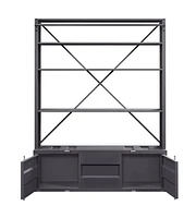 ACME Cargo Bookshelf & Ladder in Gunmetal