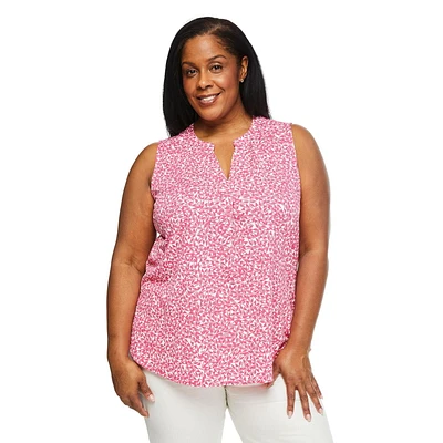 Haut froissé Iyla Plus pour femmes Tailles 1X-4X