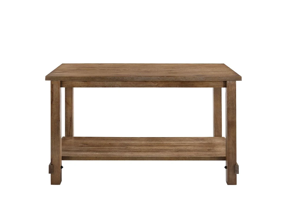 ACME Martha II Counter Height Table in Weathered Oak