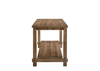 ACME Martha II Counter Height Table in Weathered Oak