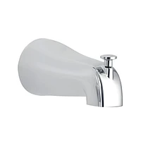 The akuaplus® - INA pressure balance valve faucet 1/2 in. PEX connection with shower head and spout 5 1/4 in. x 1/2 in. slip-fit. Chrome finish