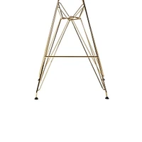 Heavenly Collection Yellow & Gold Bar Stool