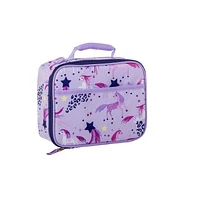 Insulated Boxy Lunch Bag, unicorn