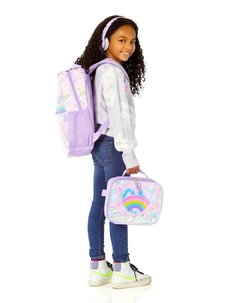 Rainbow Heart 3PC Backpack SET