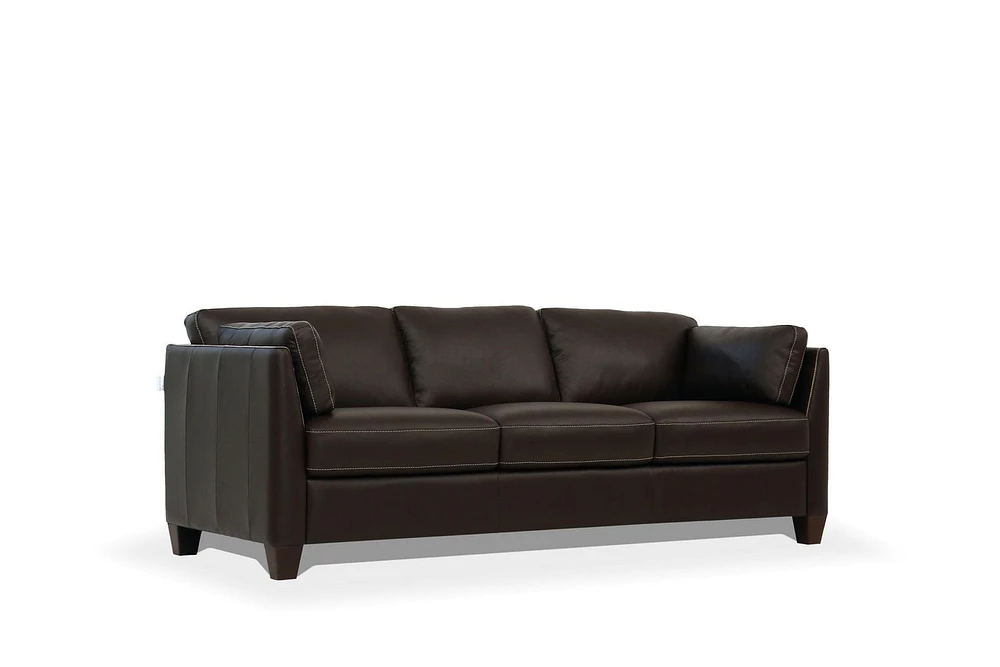 ACME Matias Sofa in Chocolate Leather