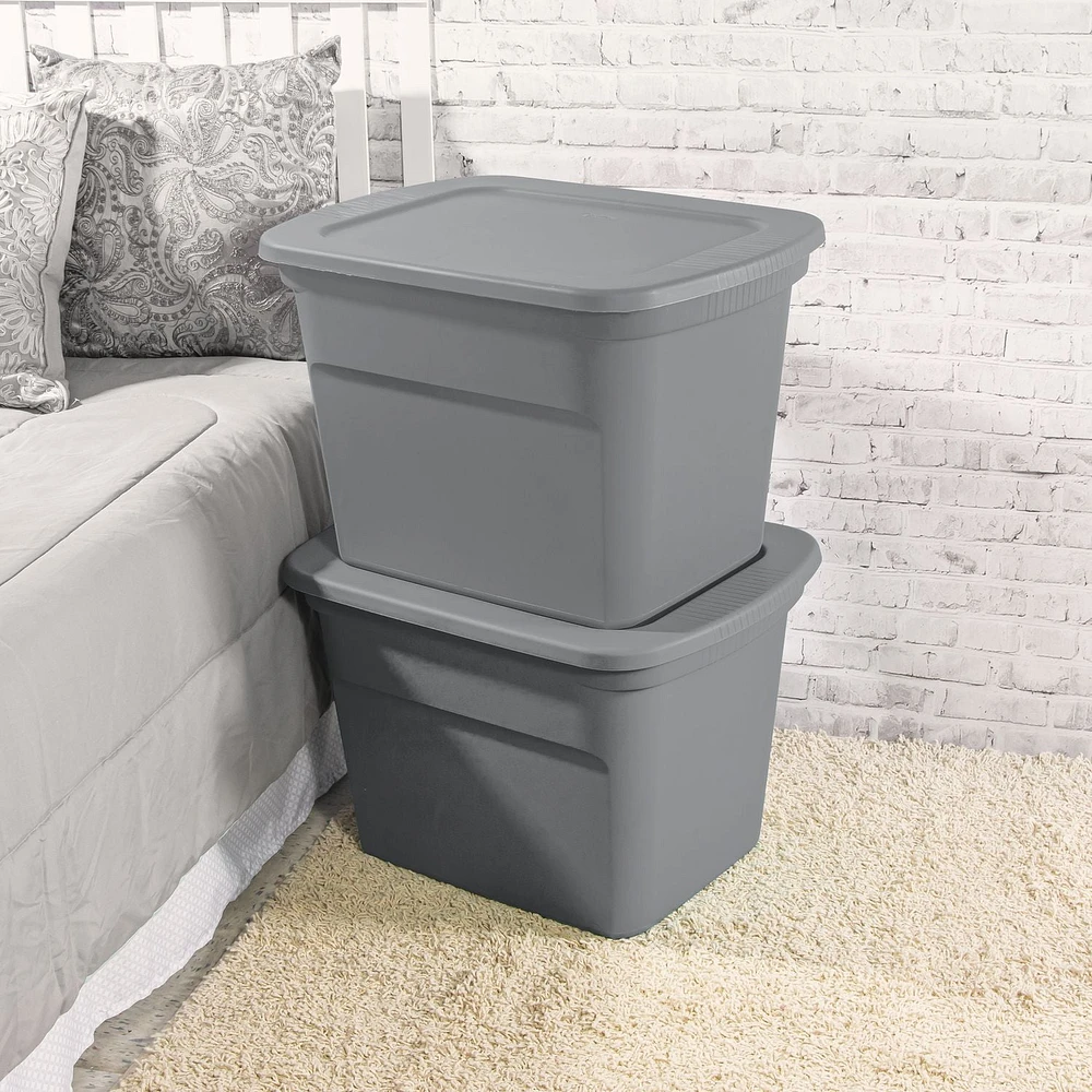 Sterilite 68 L Tote Box (Grey), 68L