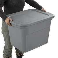 Sterilite 68 L Tote Box (Grey), 68L