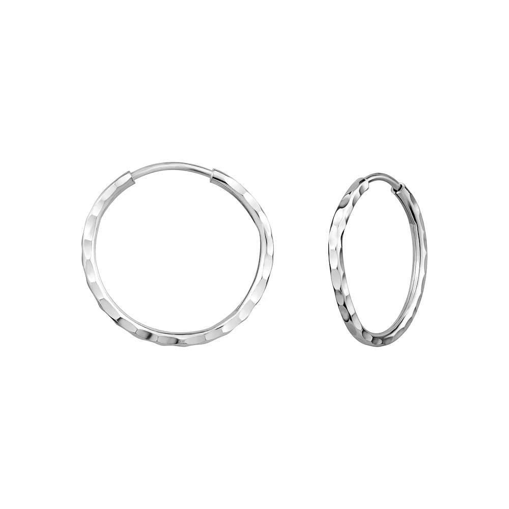 Charisma Sterling Silver Hoops