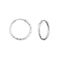 Charisma Sterling Silver Hoops