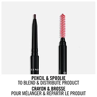 Rimmel Brow Pro Microdefiner, creamy, non-dragging formula, long-wearing and waterproof, 100% Cruelty-Free, Brows that won't budge