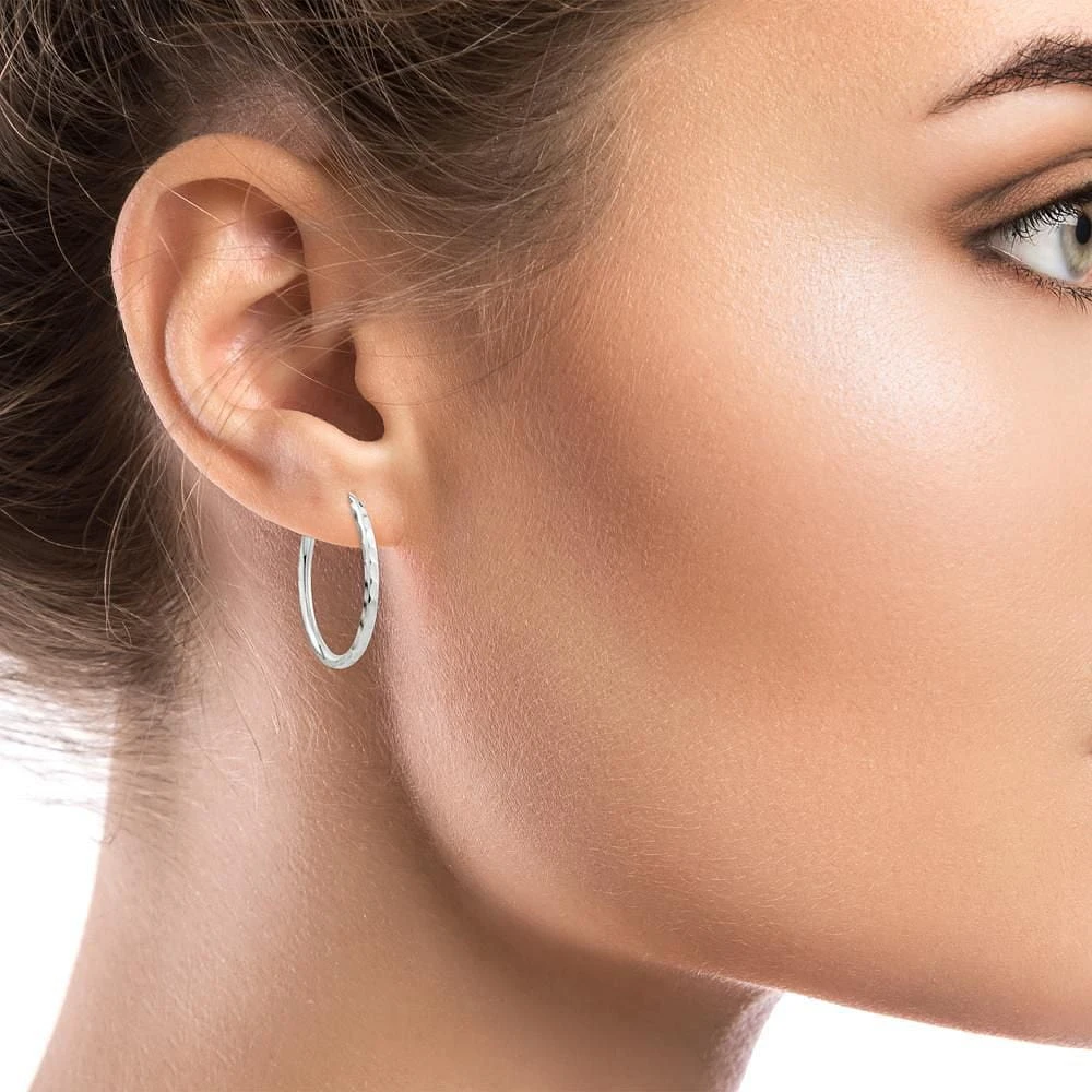 Charisma Sterling Silver Hoops