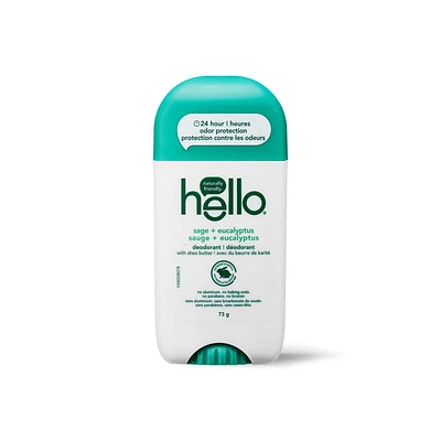 hello sauge + eucalyptus déodorant avec du beurre de karité