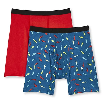 Lot de 2 caleçons de performance Athletic Works pour garçons