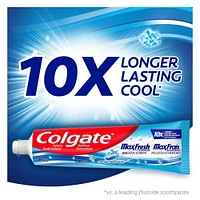 Colgate Max Fresh Toothpaste with Mini Breath Strips, Cool Mint, 3 X 150 mL