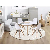 Heavenly Collection White Kid Set in Wood