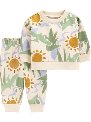 Carter's Child of Mine Baby Boys' 2 Piece Dino Outfit Set, Sizes NB-24 Months