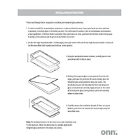 onn. Samsung Galaxy S23 Screen Protector, Easy Application Tray