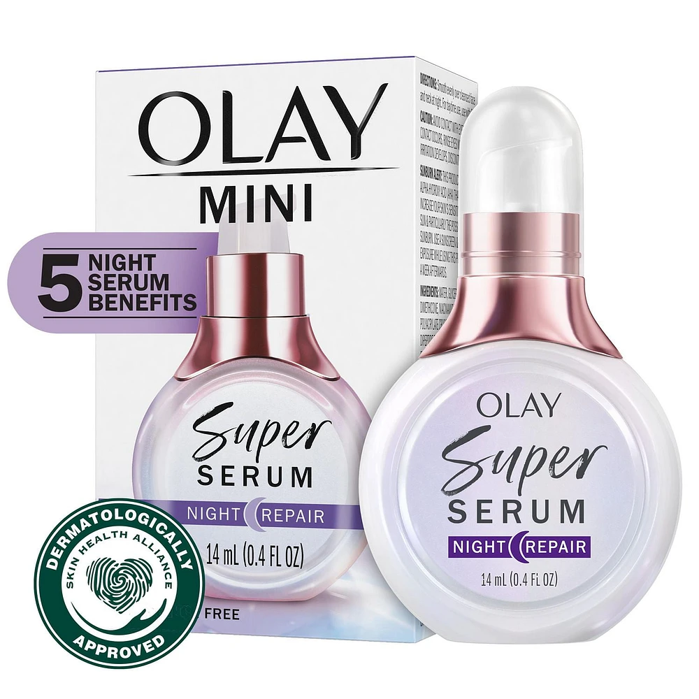 Super sérum Olay avec niacinamide, vitamine C, peptide de collagène, vitamine E et acide alpha-hydroxylé (AHA), 14ML