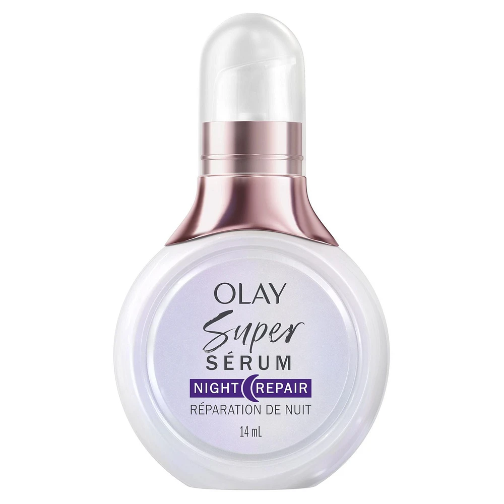 Super sérum Olay avec niacinamide, vitamine C, peptide de collagène, vitamine E et acide alpha-hydroxylé (AHA), 14ML