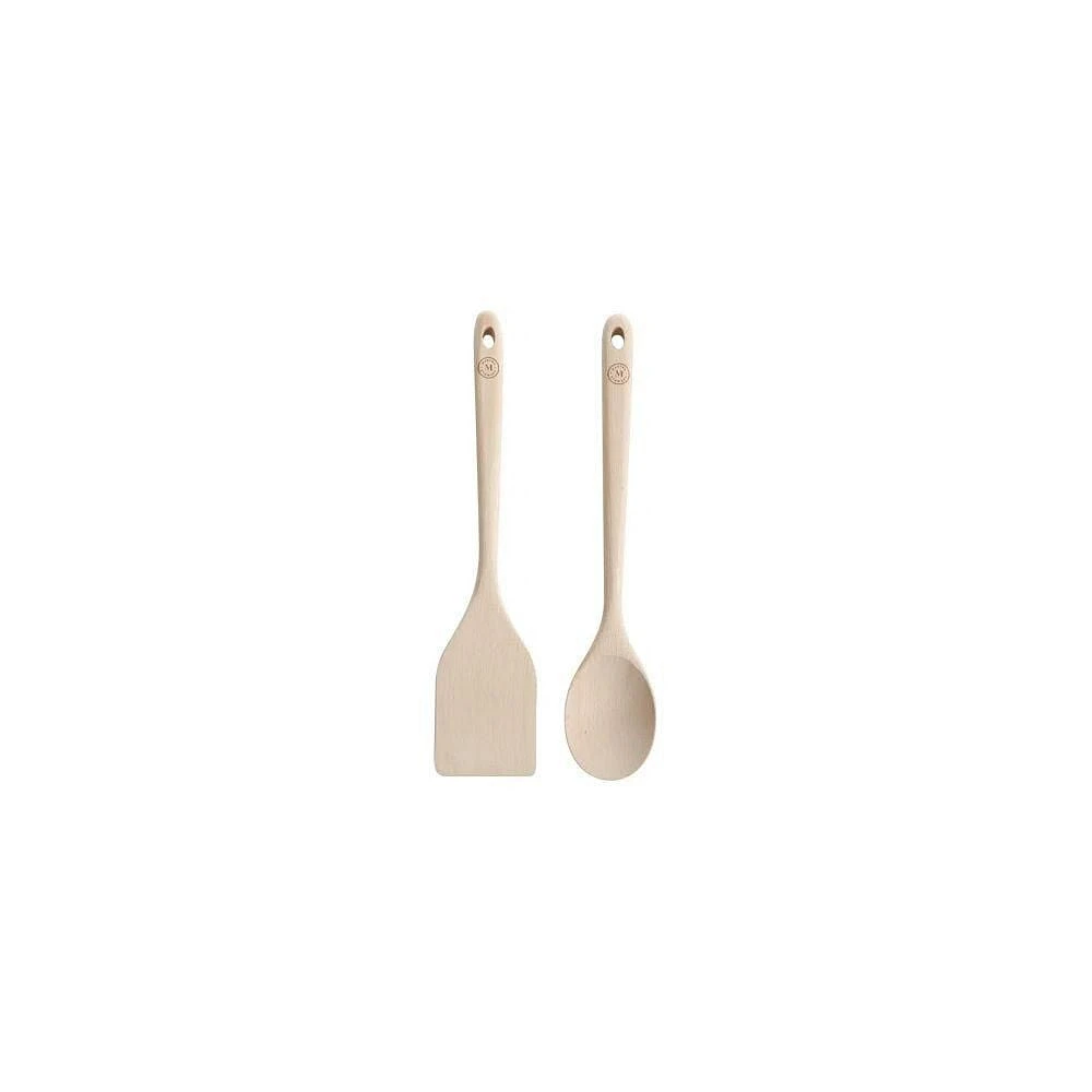 Martha Stewart Poêle essentielle 12 po avec couvercle et 2 outils, rouge