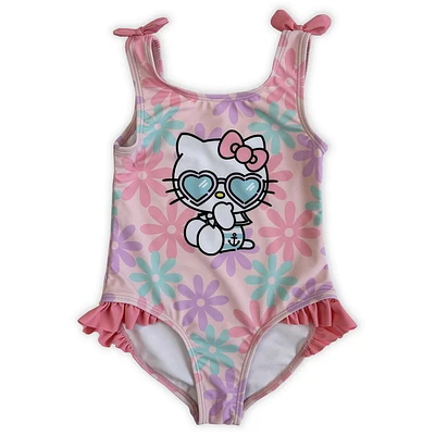 Hello Kitty Maillot de bain 1 pièce pour petites filles.