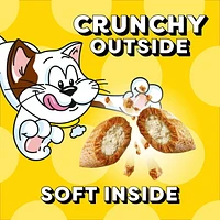 Gâteries pour chats Temptations Mélimélo arômes de poulet, d’herbe à chat et de cheddar, tendres à l'intérieur, croquantes à l'extérieur 85 g - 850 g