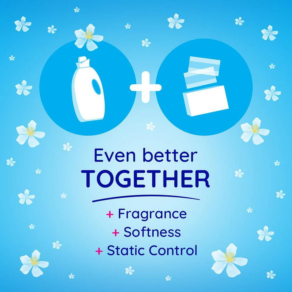Fleecy Liquid Fabric Softener, Aroma Therapy Calm. (Fabric Conditioner), 1.36L - 57 Loads