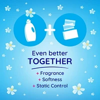 Fleecy Liquid Fabric Softener, Aroma Therapy Calm. (Fabric Conditioner), 1.36L - 57 Loads