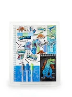 3D Dino Backpack Stationary Set