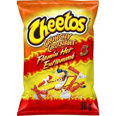 Cheetos Crunchy Flamin' Hot Cheese Flavoured Snacks