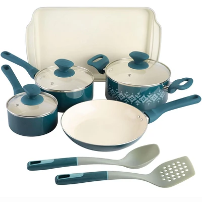 Tia Mowry 10 Piece Ceramic Nonstick Cookware Set