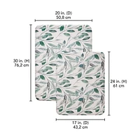 Mainstays Memory Foam Bath Mat Set, 2-piece set