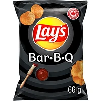 Lay's Bar-B-Q flavoured potato chips, 66g