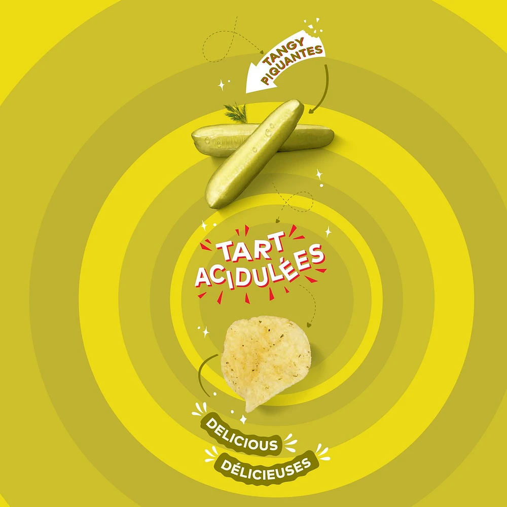Lay's Dill Pickle flavoured potato chips, 66g