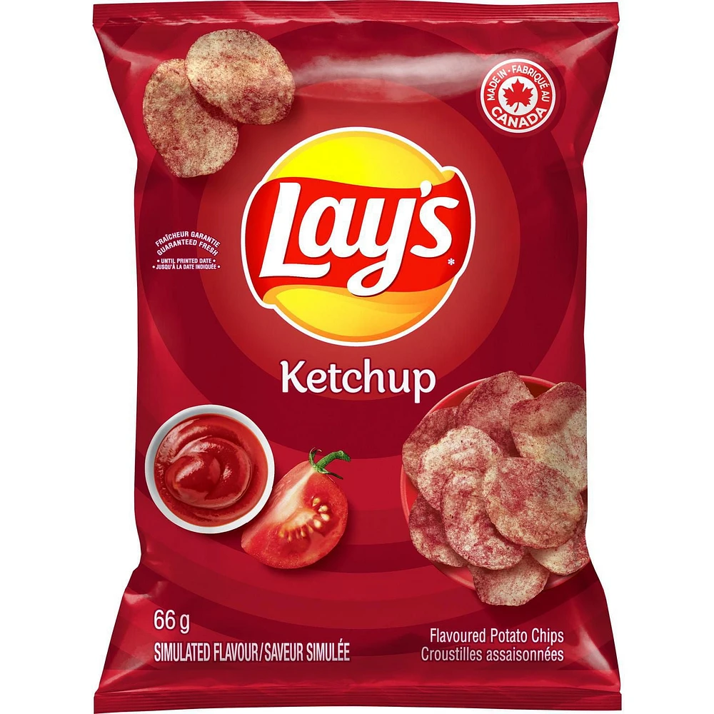 Lay’s Ketchup flavoured potato chips, 66g