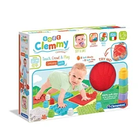 Soft Clemmy - Sensory Playmat - Safe Non-Toxic Rubber Pieces with Textured Surfaces - Stimulates Tactile Perception & Manual Skills - Fun Tower Building for Infants - Engaging Sensory Play - Ages 6 Months+, Touch, Crawl and Play