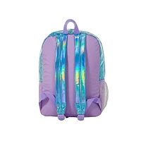 Jetstream Smiley Confetti & Blue Iridescent Backpack